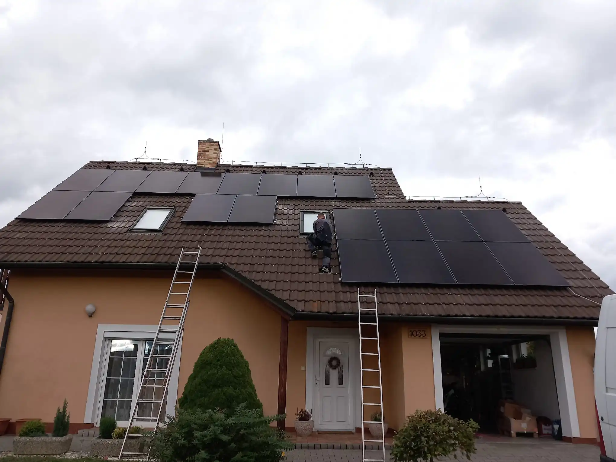 FVE na rodinném domě v Lanškrouně – 7,2 kWp – fotografie 1