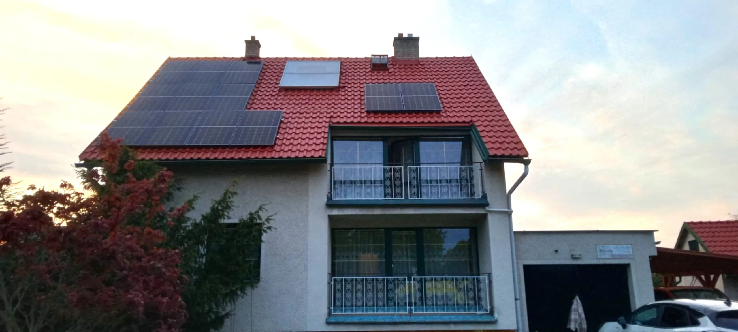 FVE na rodinném domě v Zámrsku – 6,36 kWp – fotografie 1